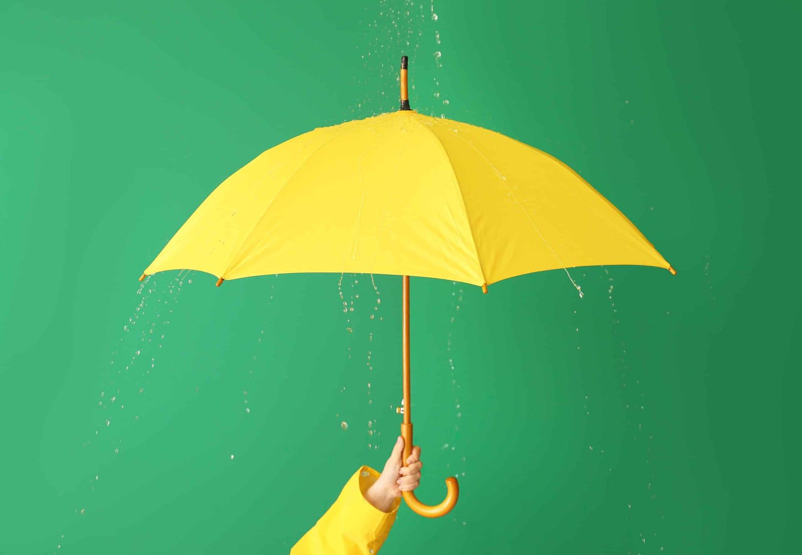 Yellow umbrella